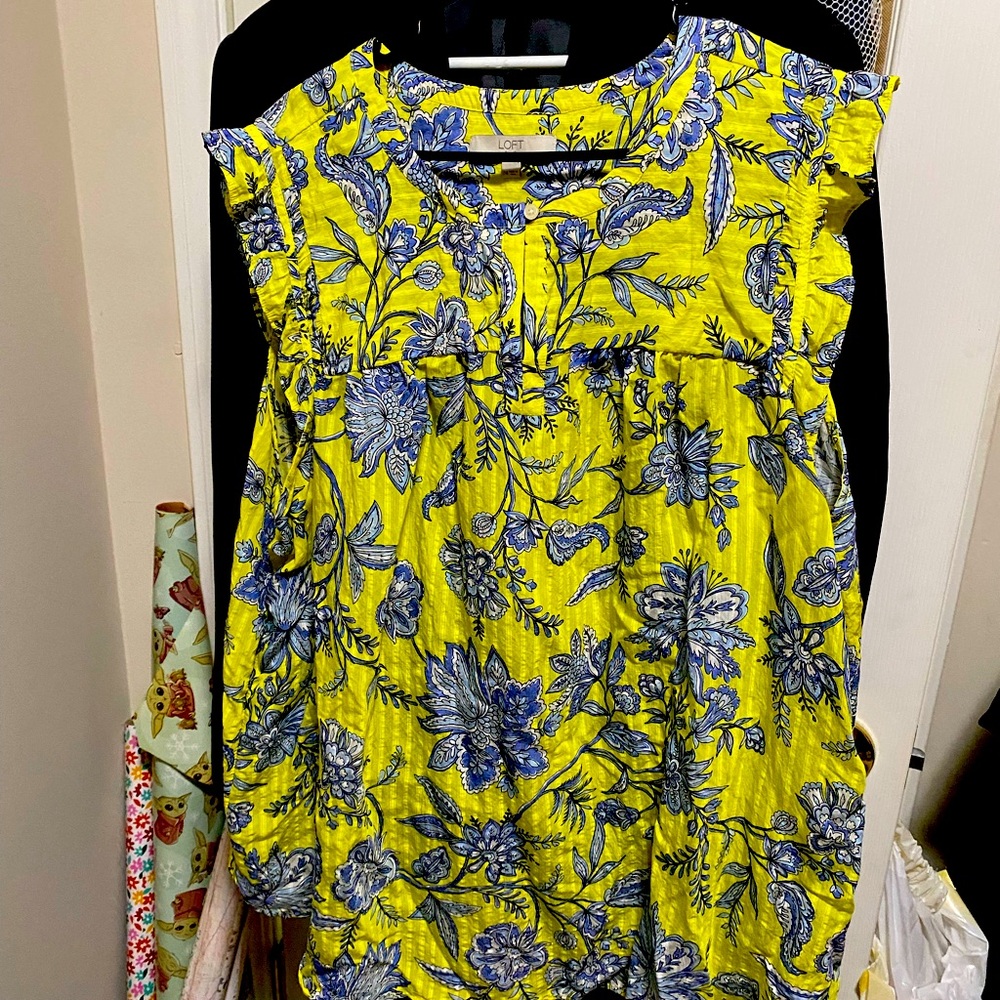 Loft floral print top